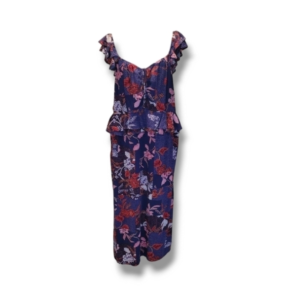 NWOT PLUS SIZE RUFFLE PEPLUM SWEETHEART MIDI DRESS BY SOFIA VERGARA - Picture 7 of 7